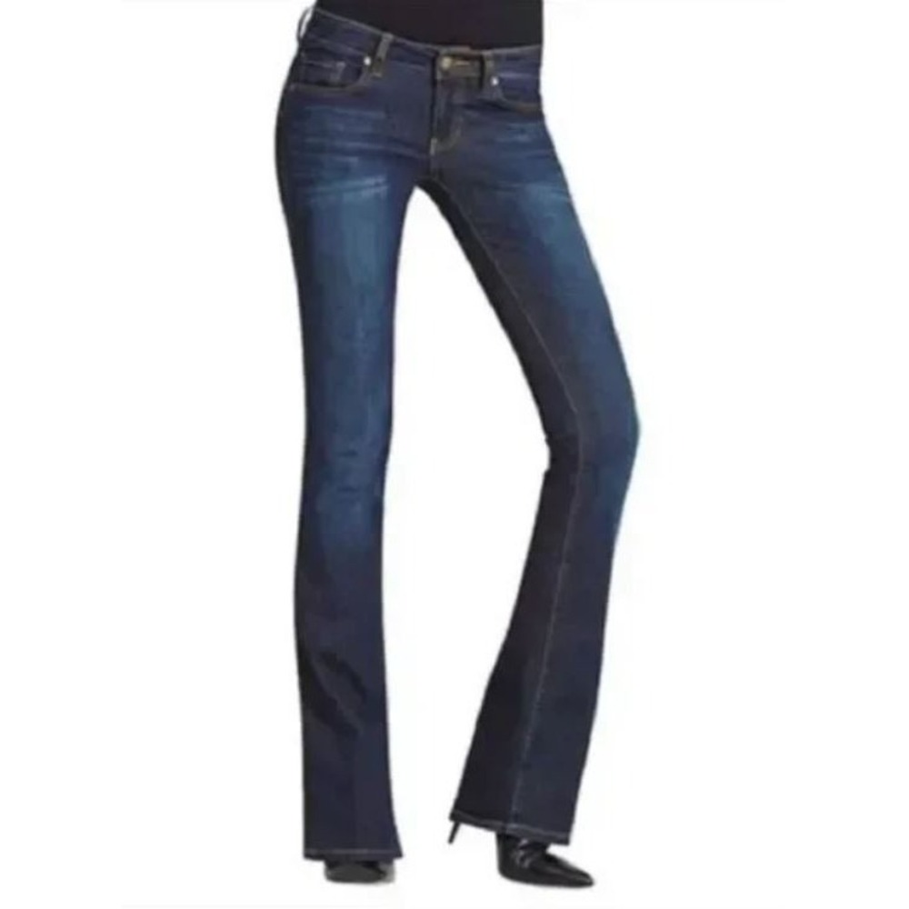 CABi Style 916L Galaxy Wash Slim Boot Jeans Womens 12 Short Low Rise Stretch